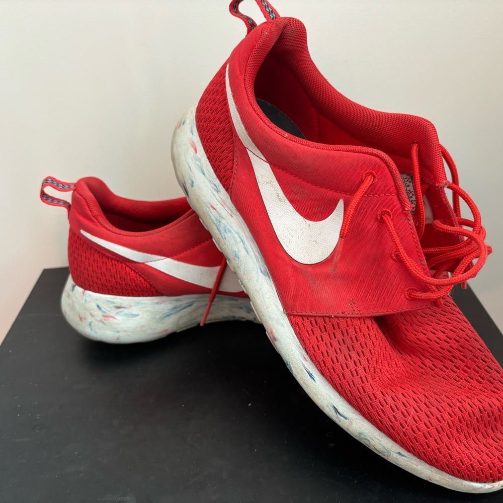 Nike Red Athletic Shoes